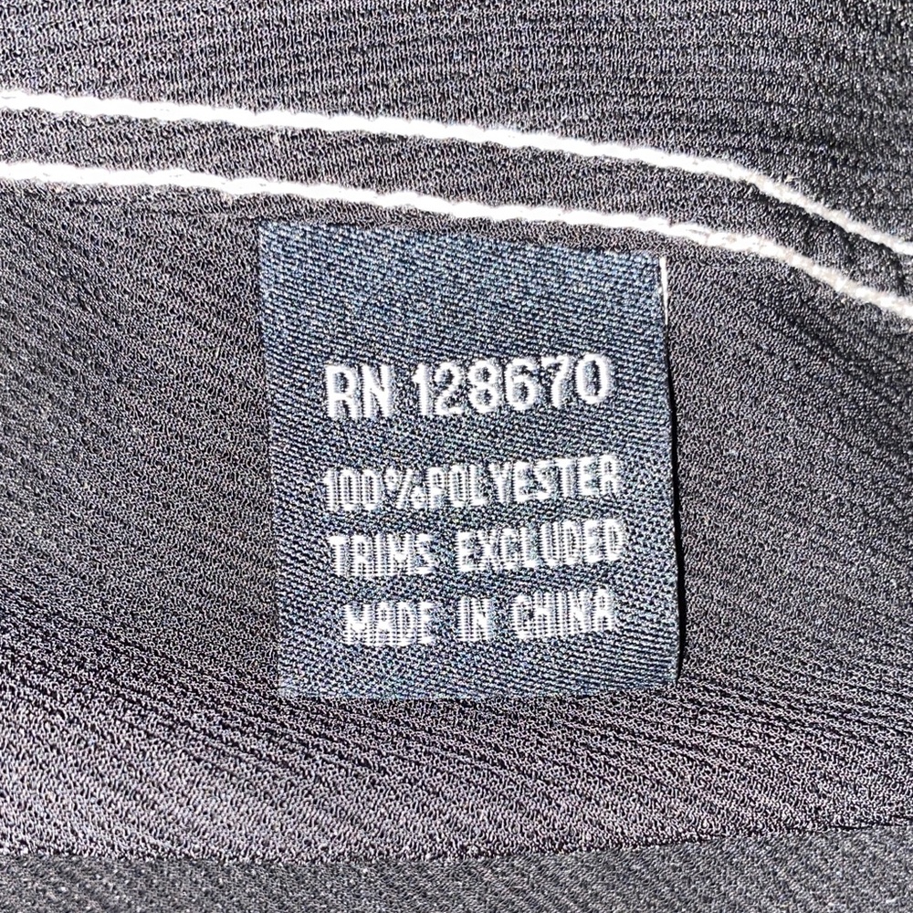 Black Embroidered Button Down Shirt - Picture 9 of 9